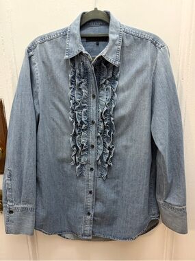 Zara Light Blue Denim Shirt